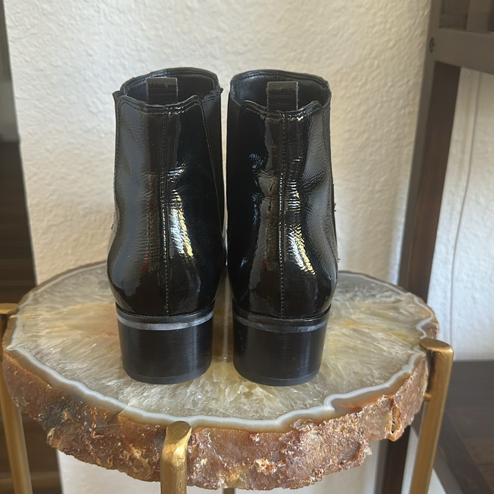 Marc Fisher Black patent leather Chelsea boots - Picture 3 of 5